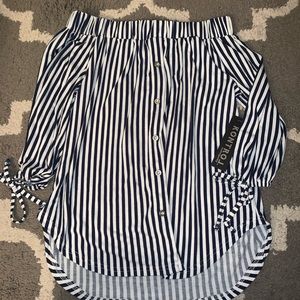 Off the shoulder shirt